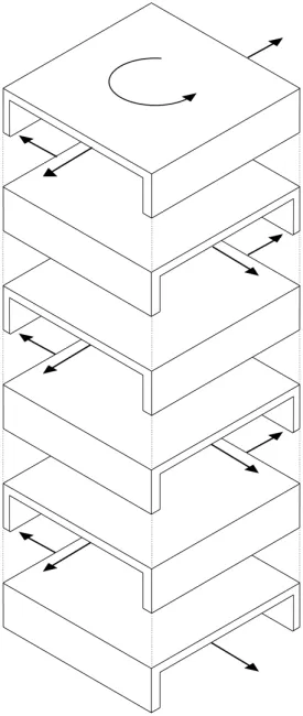 Axonometrie Structure 