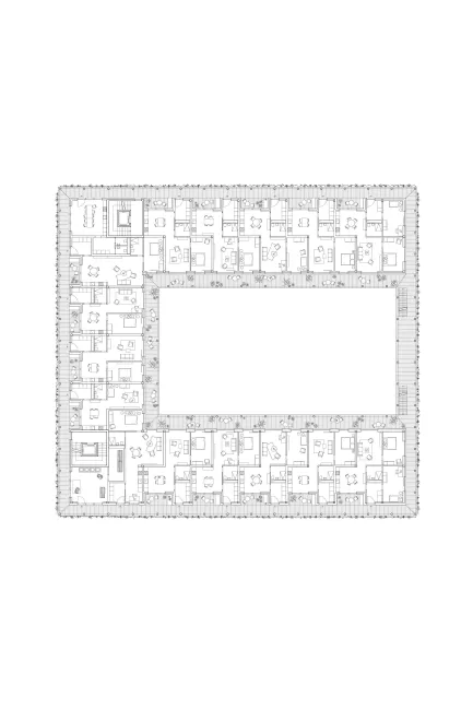 Grundriss 1.-3. Obergeschoss